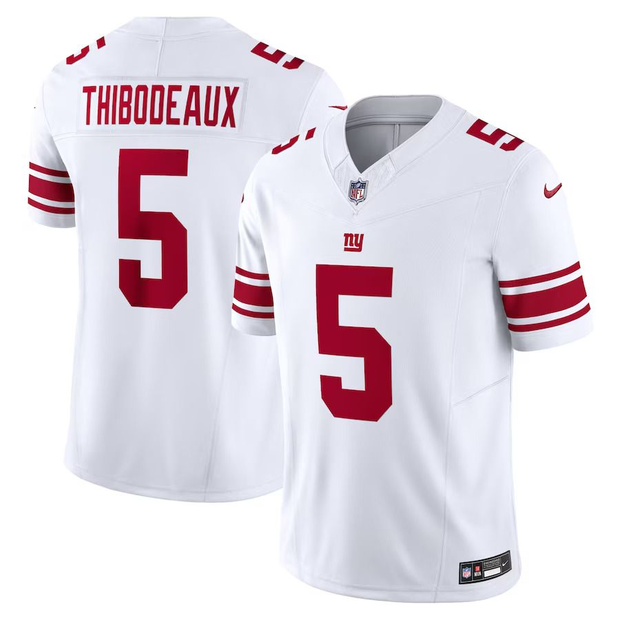 Men New York Giants #5 Kayvon Thibodeaux Nike White Vapor F.U.S.E. Limited NFL Jersey->washington commanders->NFL Jersey